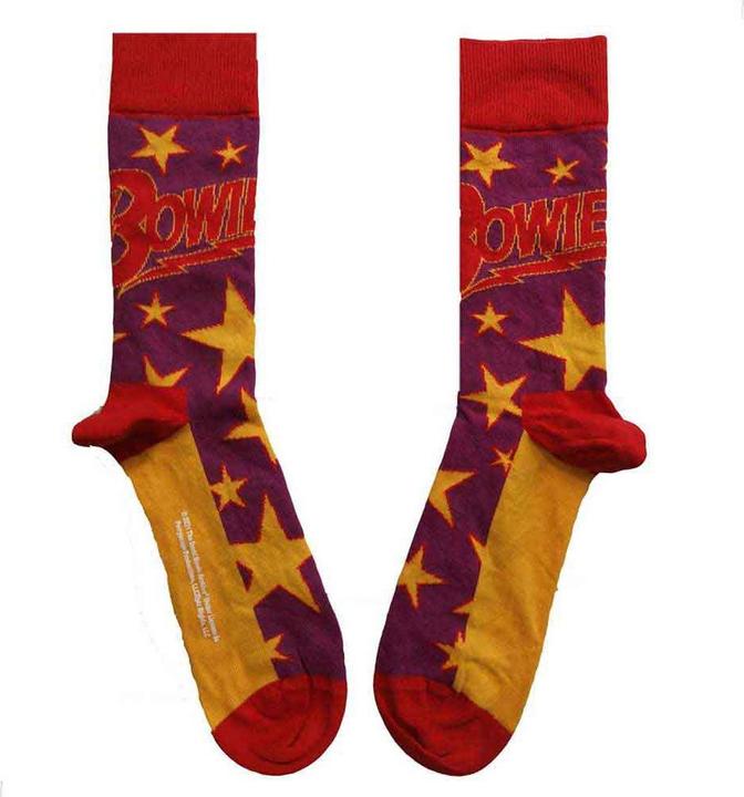 Produktbild David Bowie Knöchelsocken Sternemuster