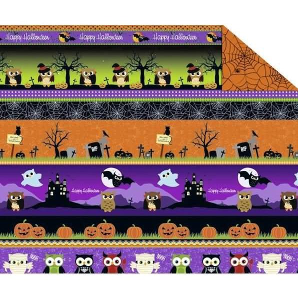 Ursus, Bastelpapier, Fotokarton 'Halloween' 300 g/qm 49,5x68cm VE=10 Bogen 3 Motive sortiert (10 x)