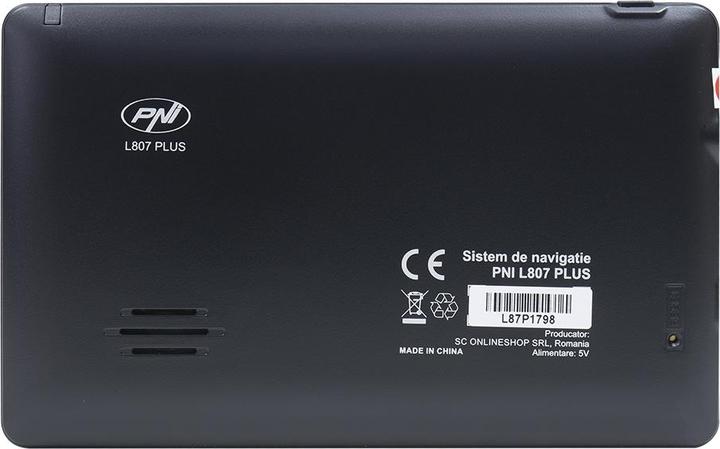 Actual product image PNI GPS navigation system L807 PLUS 7-inch screen, 800 MHz, 256 MB DDR, 8 GB internal memory (7")