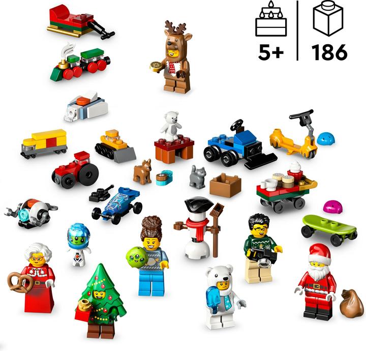 Productafbeelding LEGO Adventskalender 2025 (LEGO City, 60475)