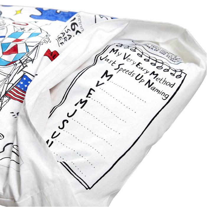 Produktbild Eat Sleep Doodle kissenbezug malen und lernen kind - weltraumforscher (taille ) (75 x 50 cm)