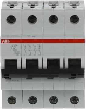 Actual product image ABB S204-C2 Automatic circuit breaker C-Char., 6 kA, 2CDS254001R0024