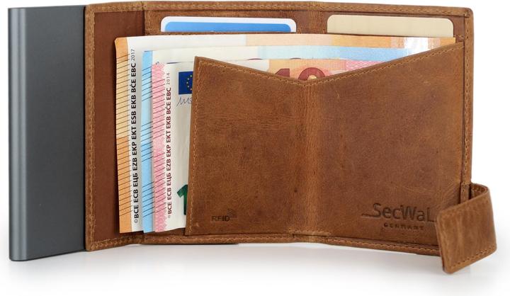 Produktbild SecWal 1 Kreditkartenetui Geldbörse RFID Leder 9 cm