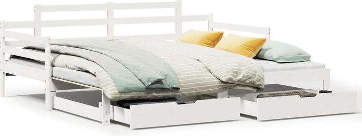 Actual product image vidaXL Extendable day bed with drawers