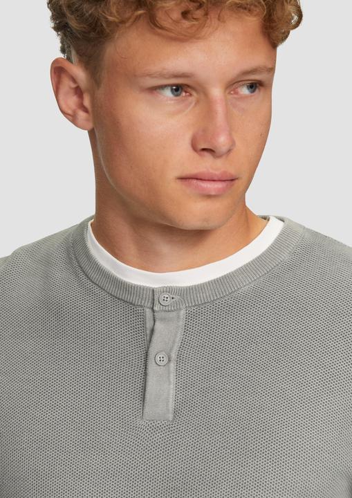 Image du produit s.Oliver Strickpullover Strickpullover mit Knopfleiste (XS)