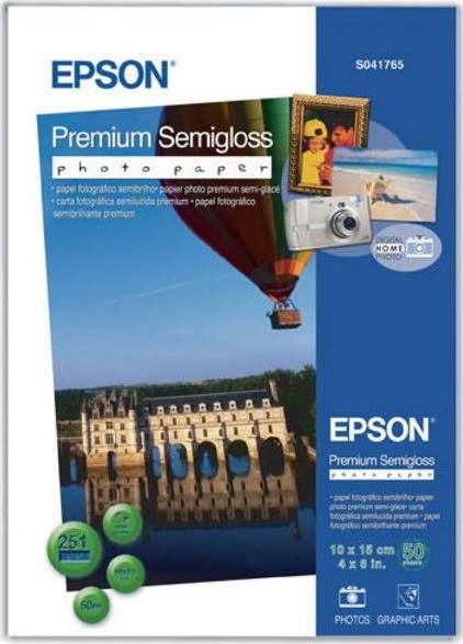 Produktbild Epson Premium Semigloss (251 g/m², 10 x 15 cm, 50 Stk.)