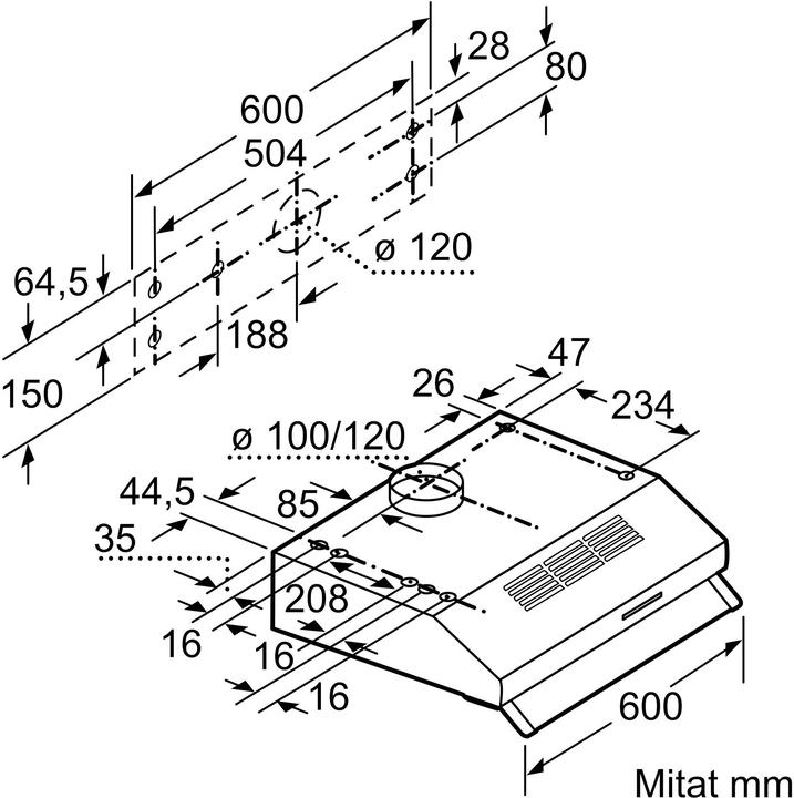 Produktbild Siemens Lu63lcc20 (Unterbauhaube)