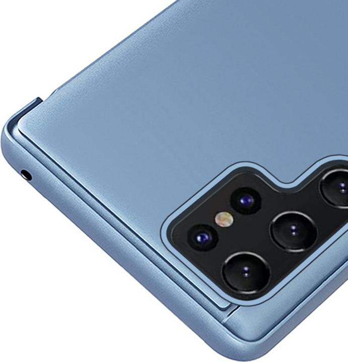 Actual product image Deltalabs Clear View Standing Flip Cover case (Samsung Galaxy S25 Ultra)