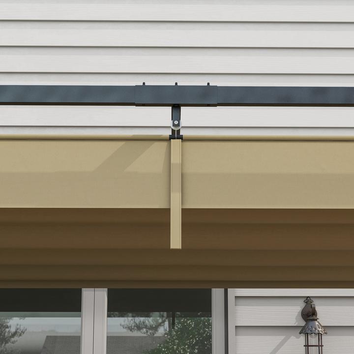 Immagine prodotto Outsunny Pergola Stahl, Polyester Khaki (400 cm, 300 cm)