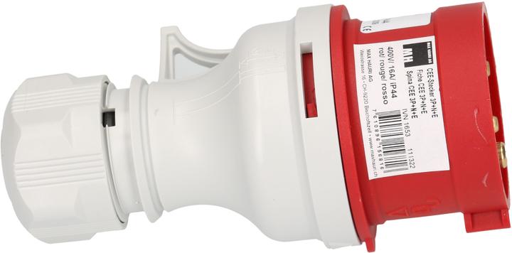 Actual product image Max Hauri CEE plug (CEE 16/5)