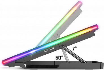 Actual product image Spirit Of Gamer Cooling Pad RGB Airblade 1200 Juodas