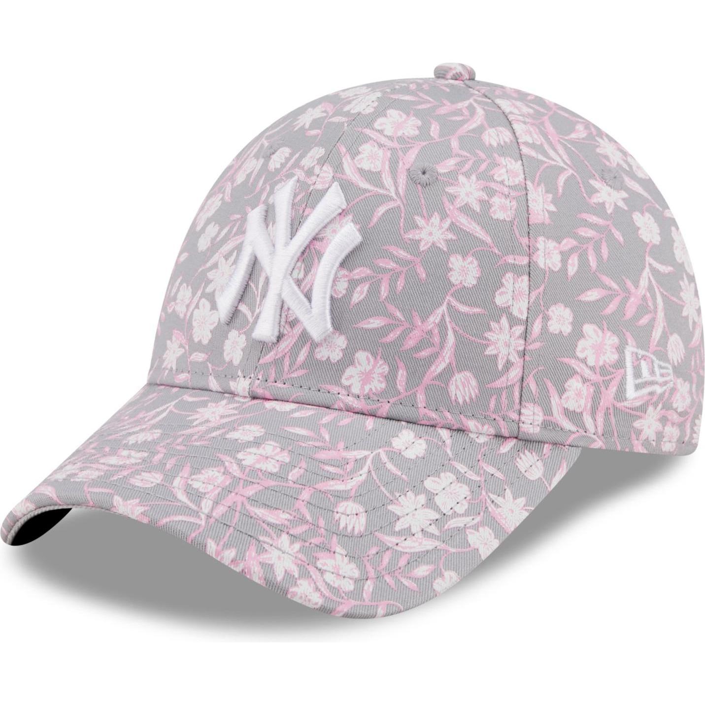 New Era, Damen, Cap, 9Forty Floral New York Yankees, Grau, (One Size)