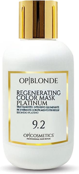 Op|Blonde OP Blonde Regenerierende Farbmaske Platin 9.2 250ml - Professionelle aufhellende Behandlung für (250 ml)