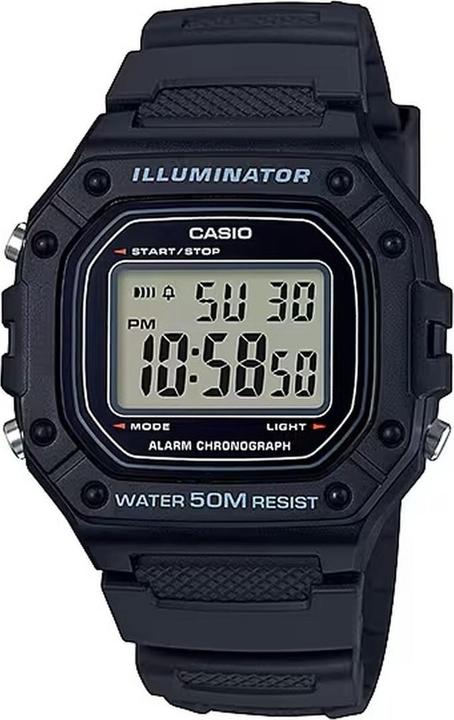 Image du produit Casio W-218H-1A (Montre numérique, 43 mm)
