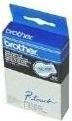 Actual product image Brother TC 201A Laminated tape (1.20 cm, Black, White)