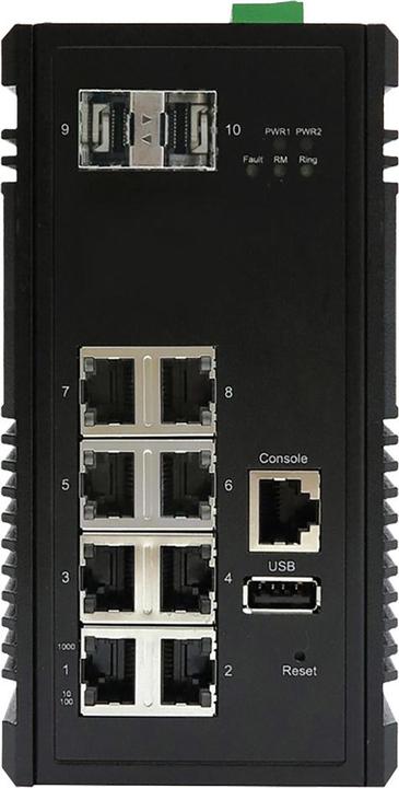 Productafbeelding Edimax Pro Edimax Port Gigabit WebManageable Industriële Schakelaar SFP Slots (8 ports)