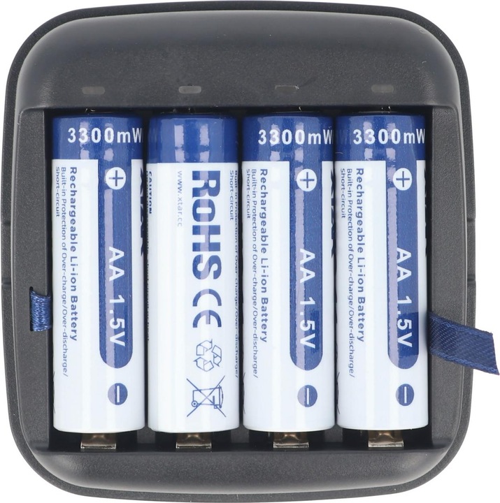 Image du produit Xtar Chargeur BC4 pour batterie Li-Ion 1,5V et batteries NiMH 1,2V AA AAA (AA, AAA, Piles rechargeables + chargeur)