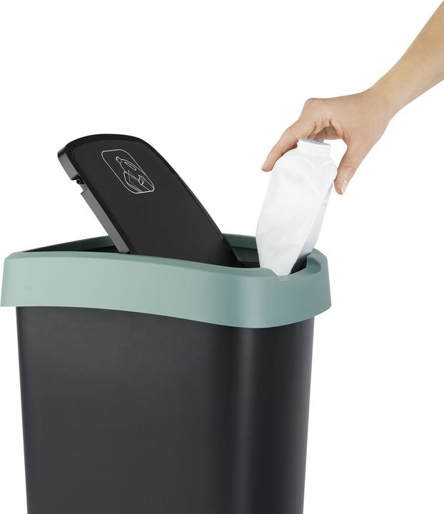 Image du produit Rotho Sac poubelle Twist 25L noir vert foncé (25 l)
