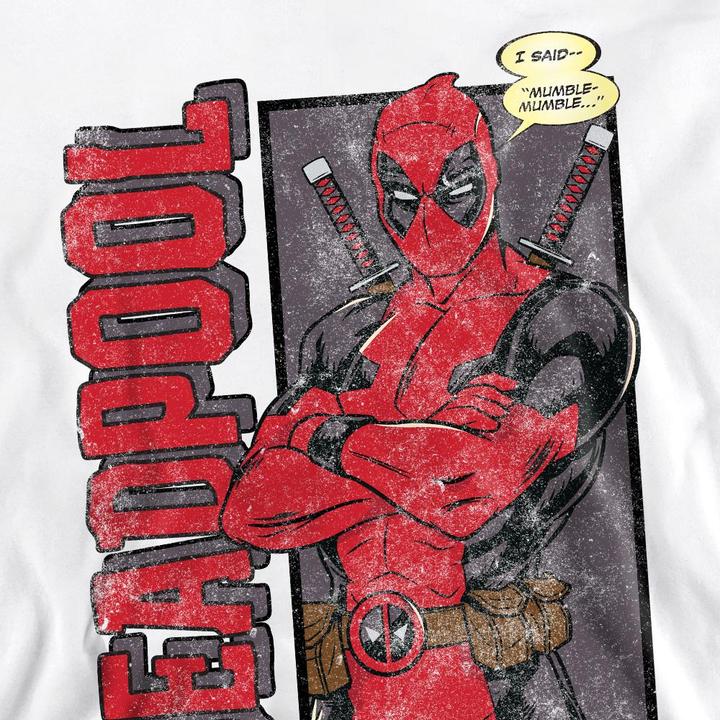 Actual product image Deadpool Unisex Adult I Said Mumble Sweatshirt (XL)
