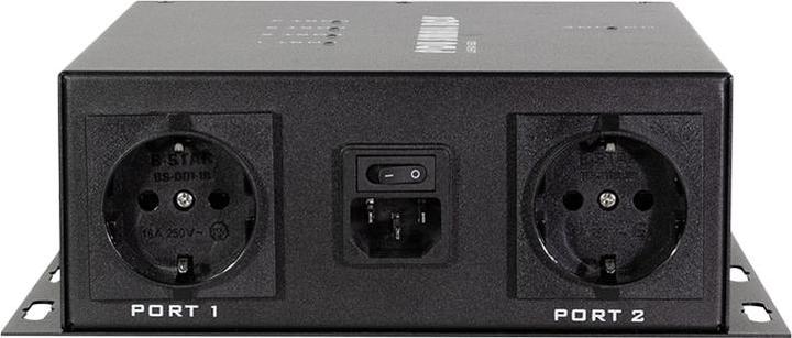 Produktbild LogiLink Smarte IP-Stromverteiler-Box, 4 Ausgänge, SNMP, 10/100 Ethernet Anschluss (4 x, CEE 7/3)