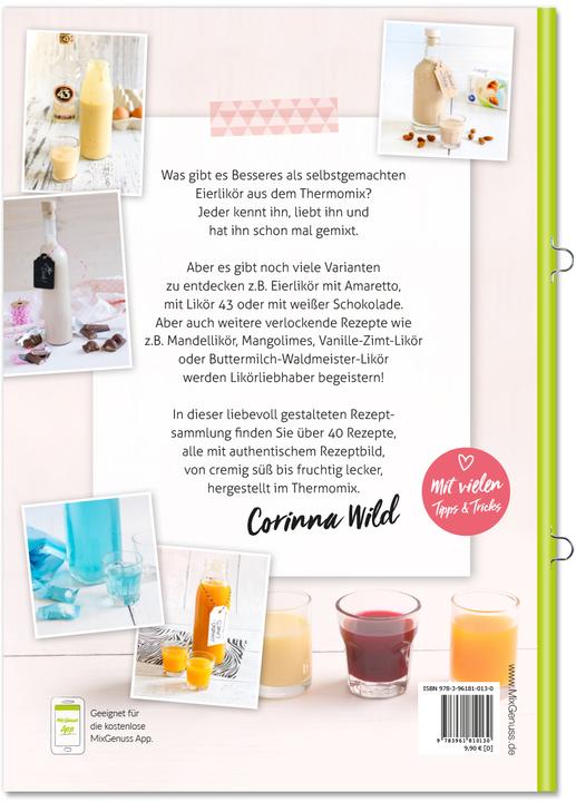 Produktbild Lieblings-LIKÖRE (Deutsch, C.T. Wild Verlag & Handel GmbH, Corinna Wild, 2018)