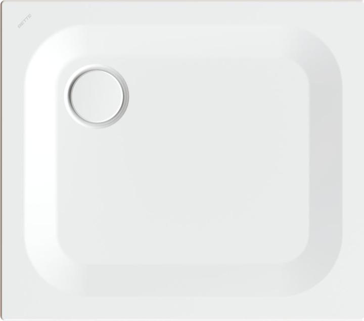 Bette Ultra Rechteck-Duschwanne mit Minimum-Wannenträger, 800x700x25mm, 5679