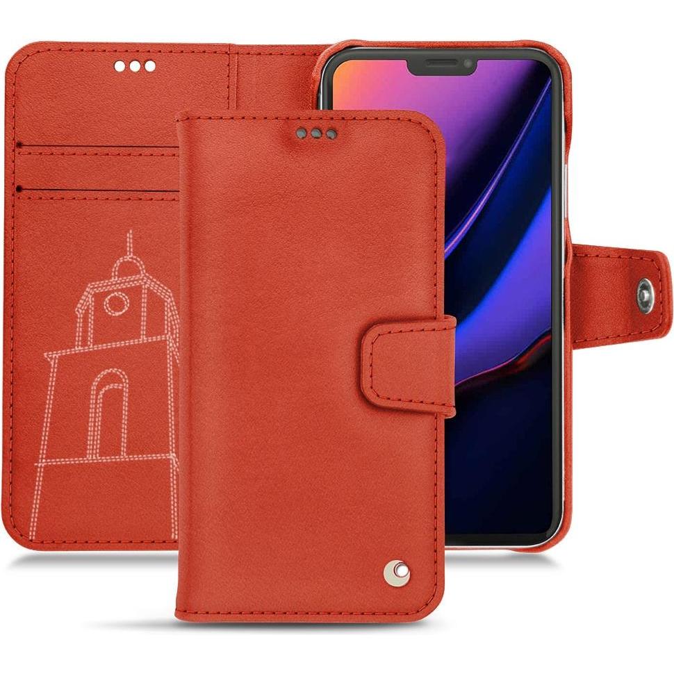 Thumbnail - Noreve Lederschutzhülle Wallet (Apple iPhone 11 Pro), Smartphone Hülle, Orange