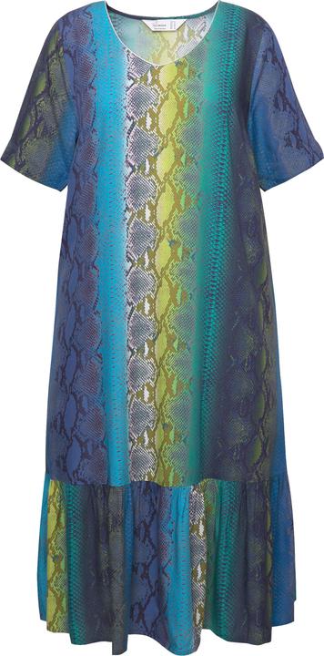 Produktbild Miamoda Midikleid, A-Line, Schlangen-Muster, Halbarm (46)