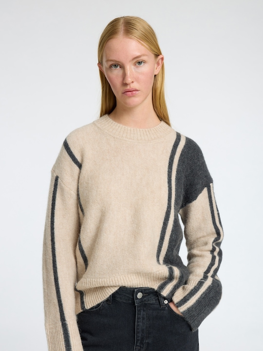 Produktbild Selected Femme Gestreifter Pullover (L)