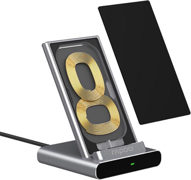Actual product image Rapoo XC350 Wireless QI Charging Station, 10W (15 W)