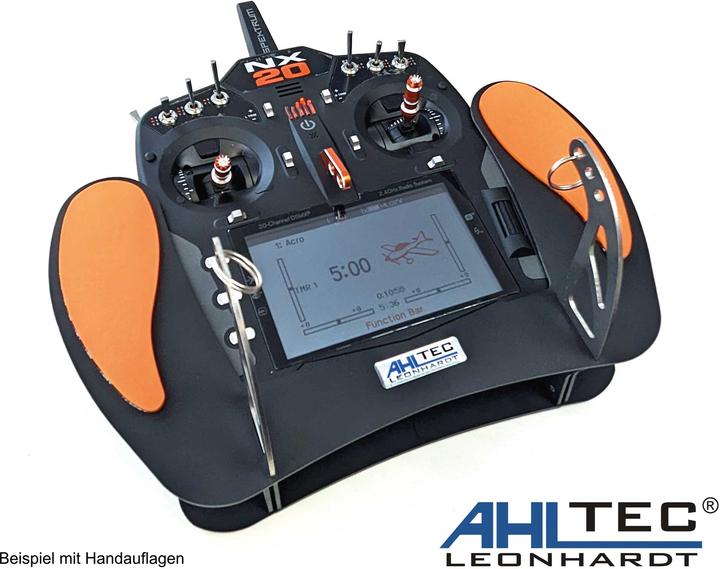 Immagine prodotto AHLtec Console per trasmettitore Spektrum NX20 Black con staffa standard per console per trasmettitore