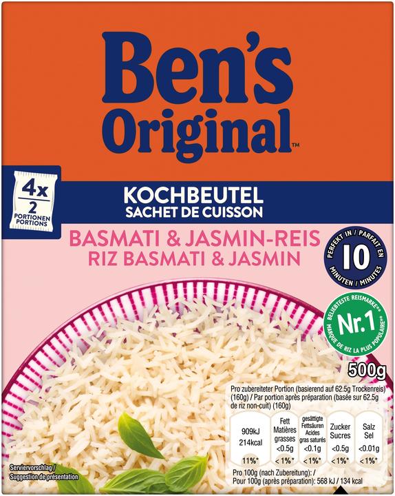 Ben's Original Basmati & Jasmin Kbtl (500 g)