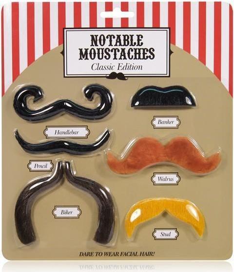 Actual product image NPW Notable Moustaches
