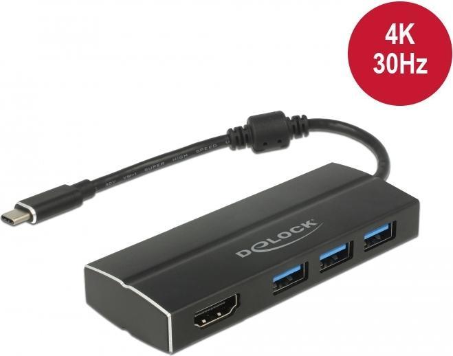 Produktbild Delock USB 3.0 Adapter (USB-C, 3 Ports)