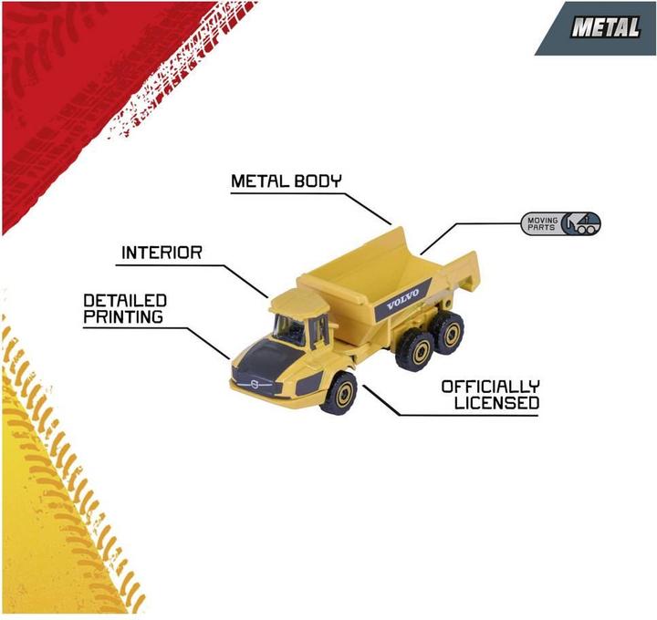 Produktbild Majorette Volvo Construction 4er Geschenkset