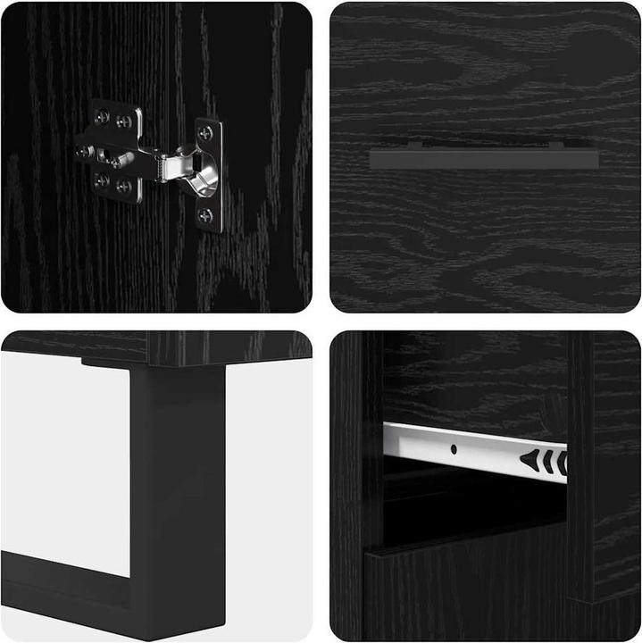 Actual product image vidaXL Modernes Highboard (69.50 x 34 x 180 cm)