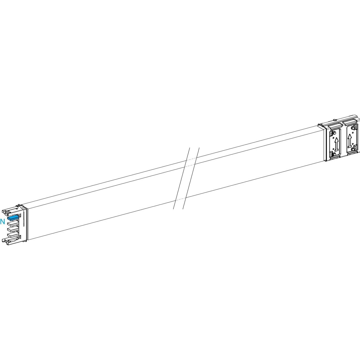 Schneider Electric, Verteilerschrank Zubehör, SE KSA250ET450 KSA gerades Element Transport