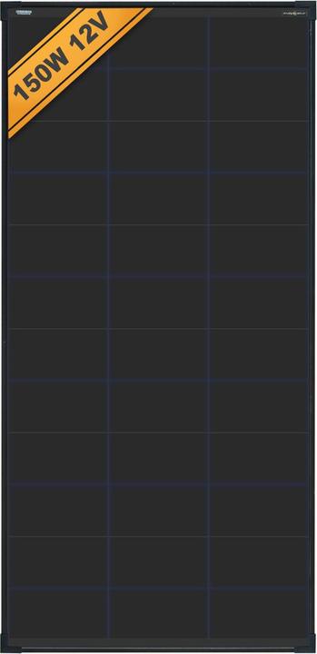 Actual product image Enjoy solar Monokristallines Solarmodul mit HPBC Technologie 150W/12V (150 W, 6.70 kg)