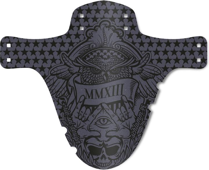 Actual product image riesel design Splash guard with packing/cable tie (Front mudguard)