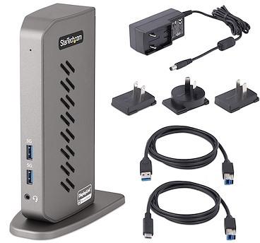 Produktbild StarTech Hybrid Universal Dockingstation (USB-A, USB-C, 6 Ports)