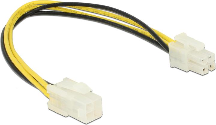 Produktbild Delock P4 4Pin Stecker auf 4Pin Buchse Kabel, 30cm (30 cm, 4 pin PWM)