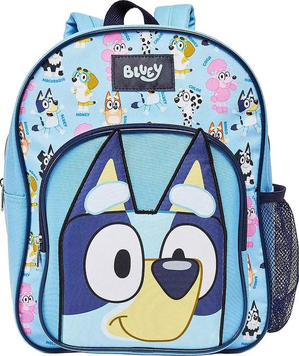 Actual product image Backpack with front pocket Bluey Blue