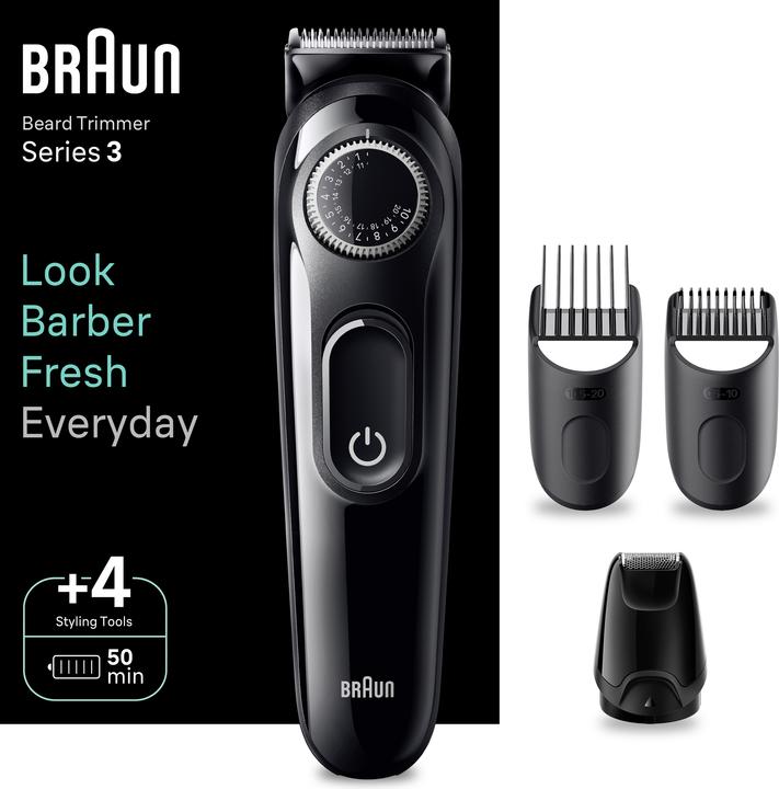 Actual product image Braun Beard and hair trimmer 3420 Grey