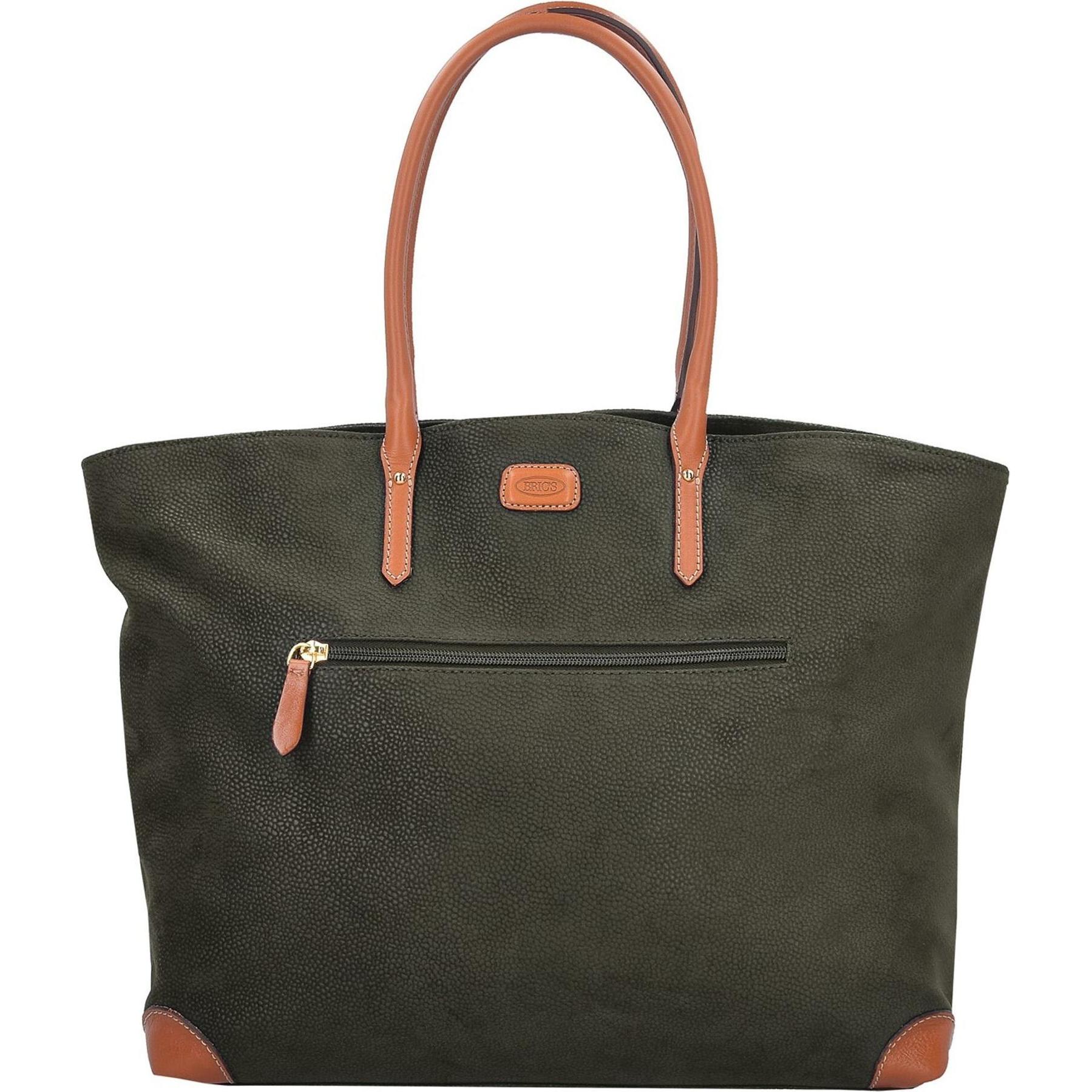 Brics Life Aktentasche 39 cm Laptopfach (16.93"), Notebooktasche, Grün