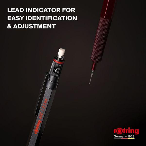 Immagine prodotto Rotring 600 Feinminenstift graphit 0,5 mm (0.50 mm, HB)