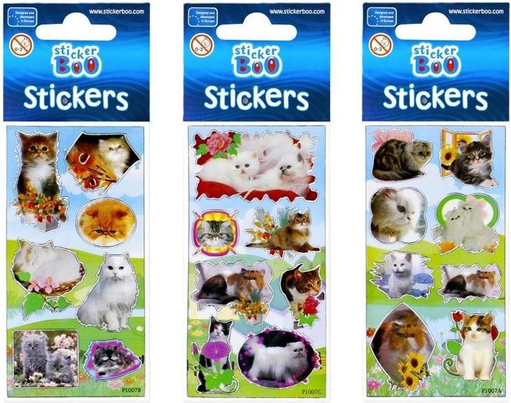 Produktbild Starpak Aufkleber BOO Silber Kotki 3 Mix Aufkleber