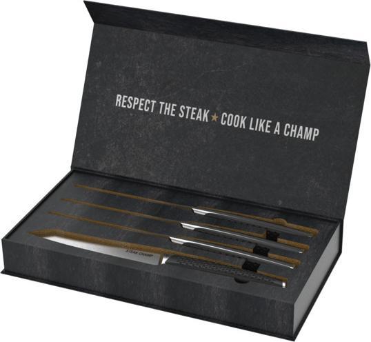 Produktbild Steakchamp Steakmesser-Set Prime Rib, 4 Messer (4 Stk., Messer)
