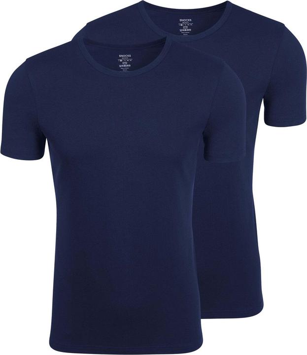 Snocks Rundhals T-Shirt extra lang (L)