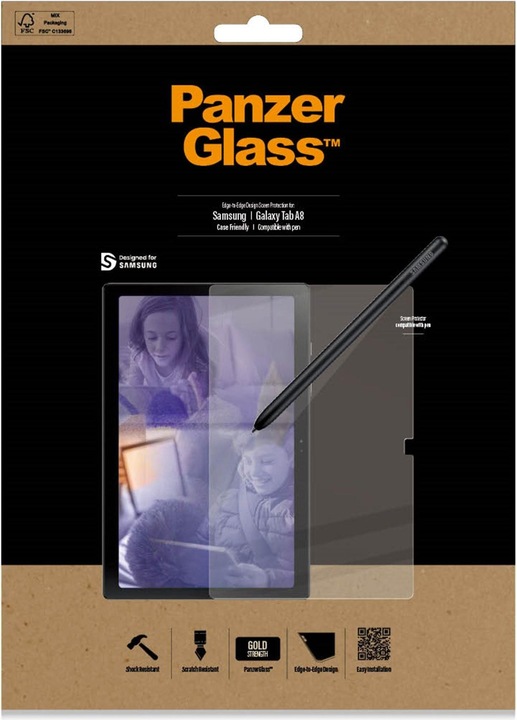 Actual product image PanzerGlass Case Friendly AB (1 Piece, Galaxy Tab A8)