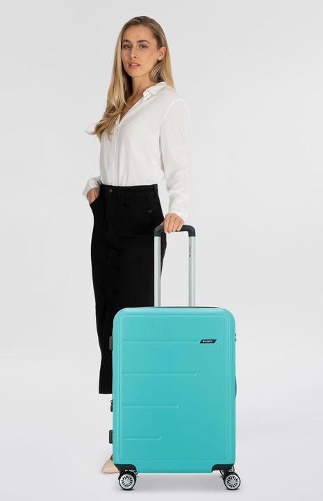 Produktbild Gabol Future Plus 4 Rollen Trolley 66 cm mit Dehnfalte (70 l)